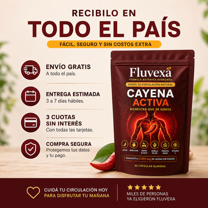 Fluvexa - Apoyo diario para una circulación saludable