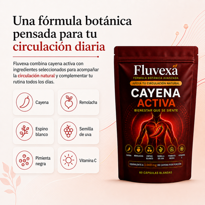 Fluvexa - Apoyo diario para una circulación saludable