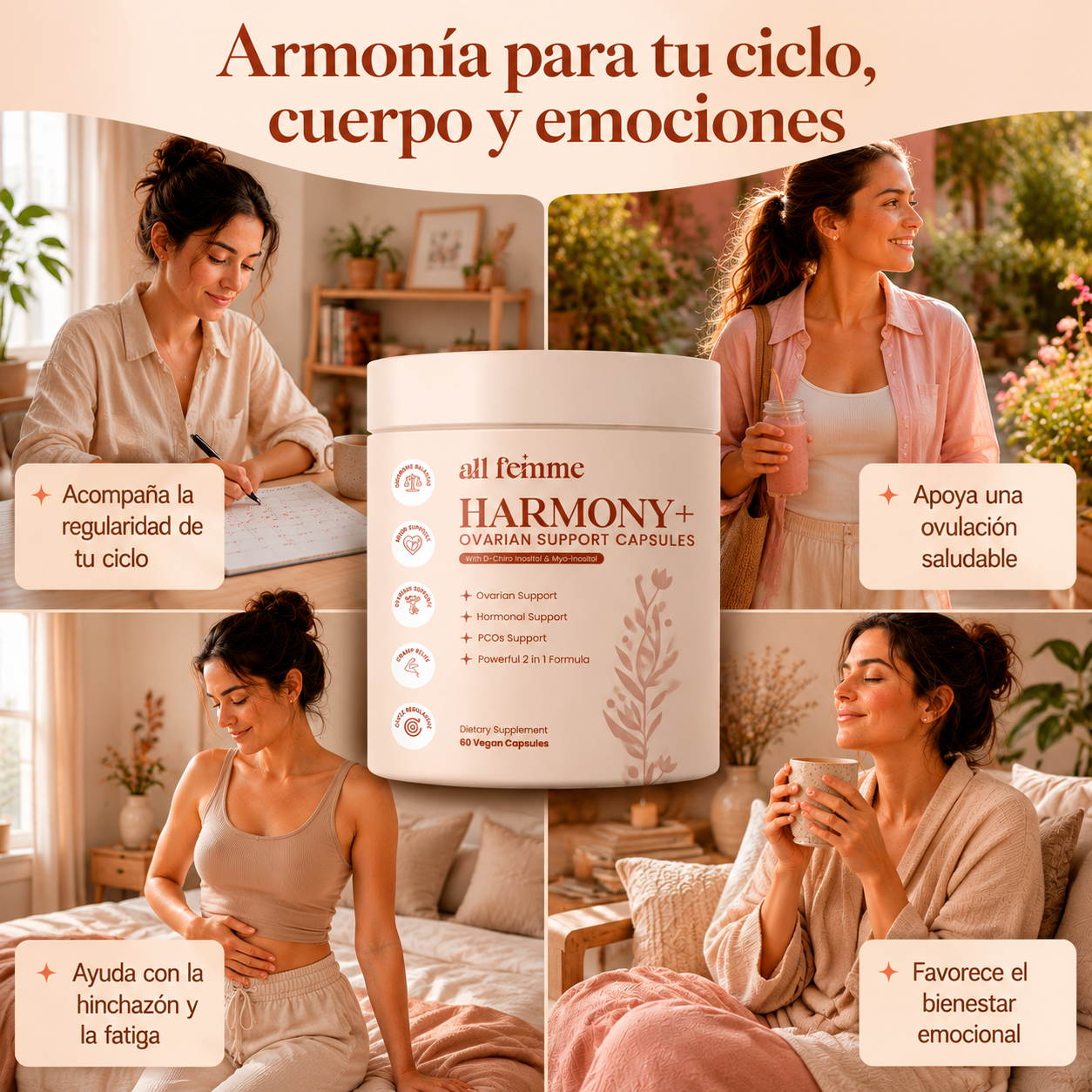 Harmony+ - Tu soporte ovárico diario