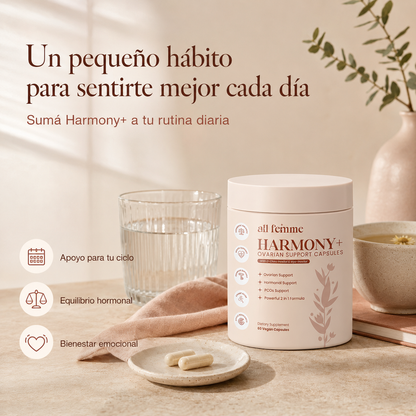 Harmony+ - Tu soporte ovárico diario