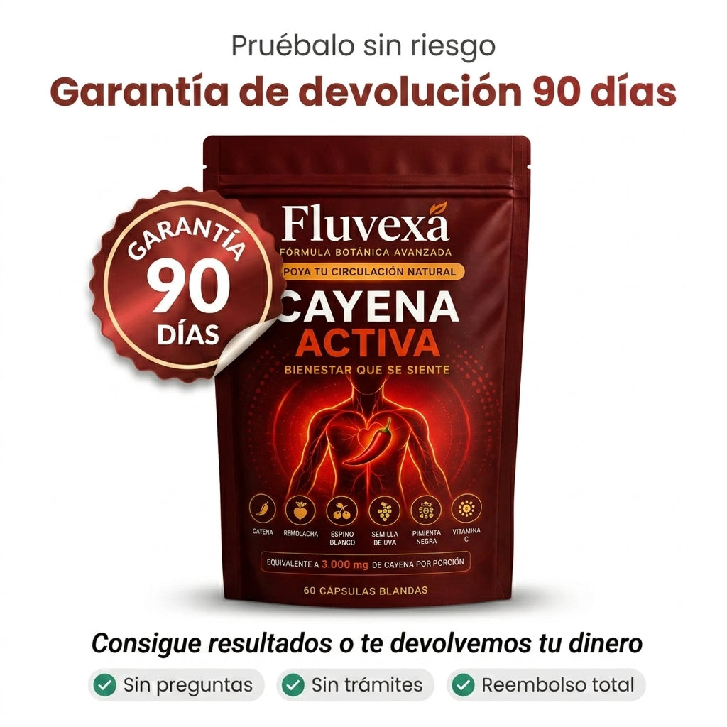 Fluvexa Capsaicina Activa® en cápsulas blandas - Reactiva tu Circulación Natural