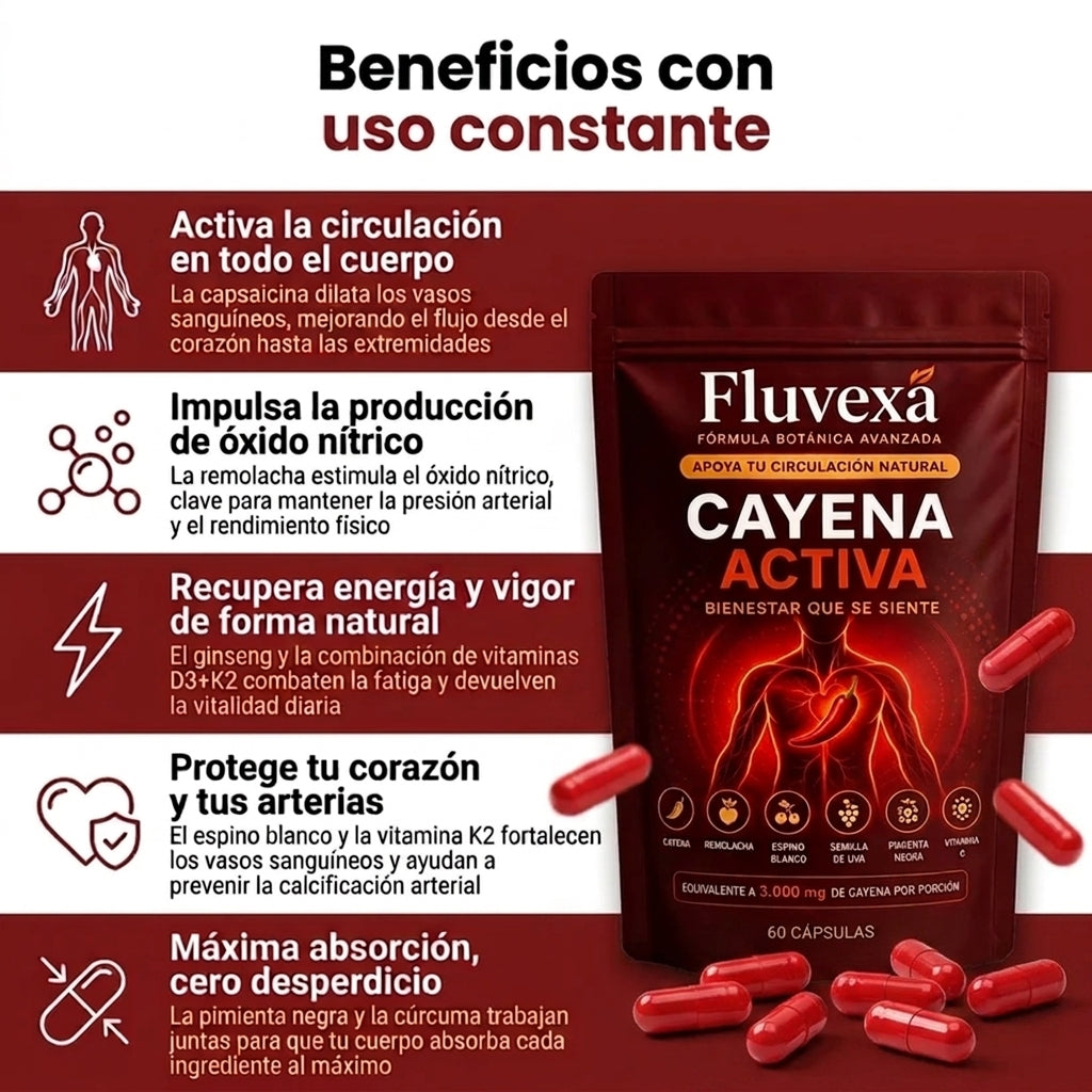 Fluvexa® - Capsaicina Activa en cápsulas